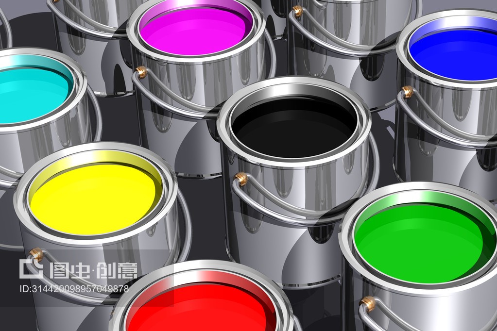 彩色油墨(3D)Colored inks (3D)